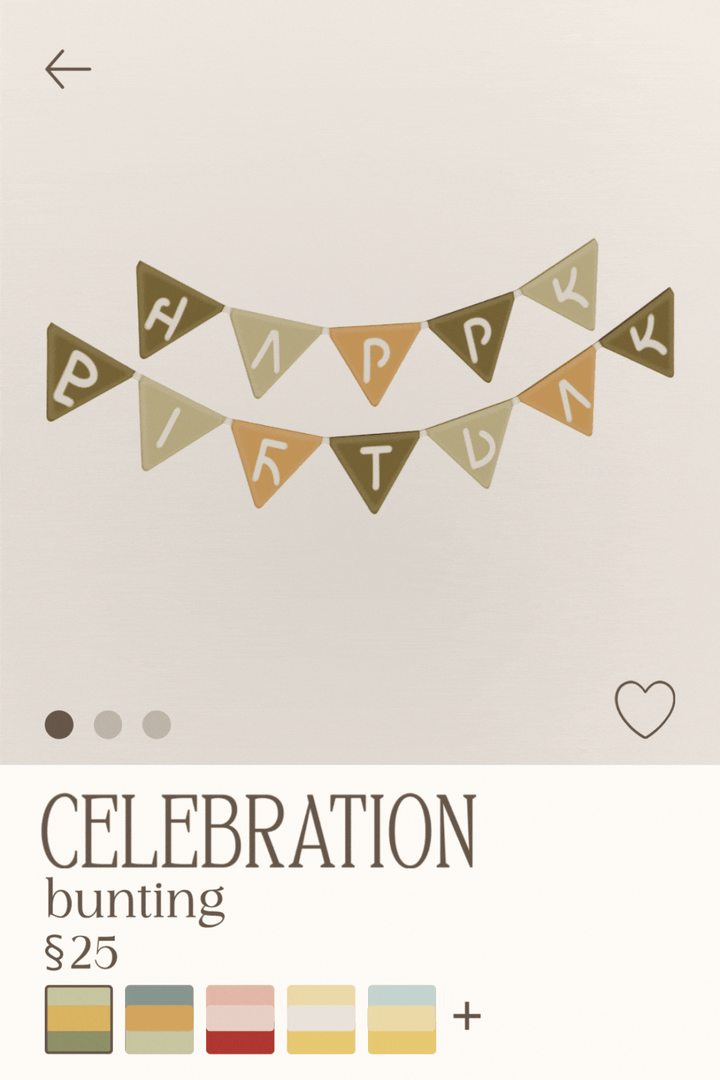 Галерея мода Набор декора Celebration Collection #2